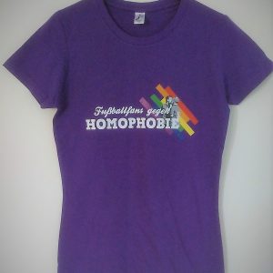 Regenbogenshirt - lila - Männermotiv