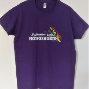 Regenbogenshirt - lila - Frauenmotiv