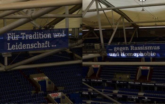 FC Schalke 04 gegen Rassismus und Homophobie