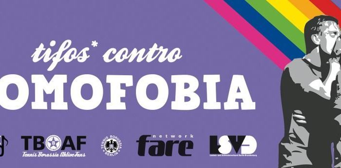 „Tifos* contro L‘OMOFOBIA“